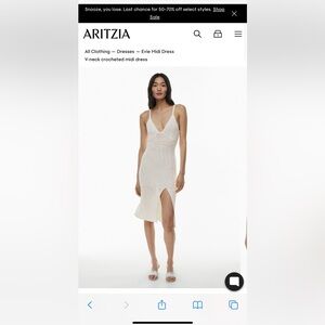 Wilfred Evie midi dress in white